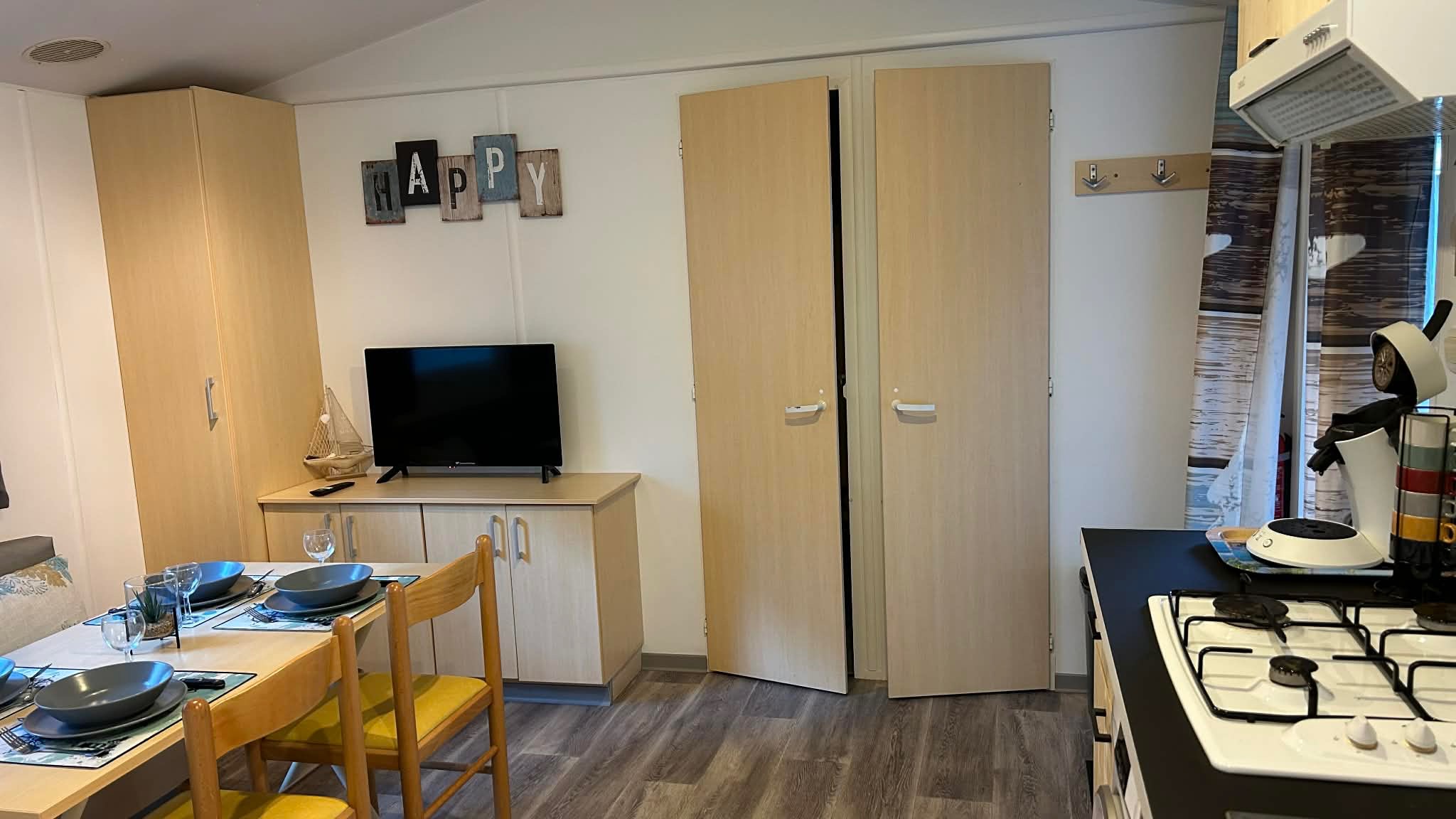 Mobil home 2 chambres au sein du Village Les Sables d'Or à Agde